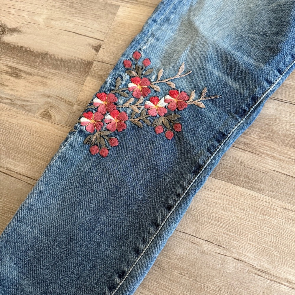 Citizens of Humanity Women's Vintage Embroidered Emerson Slim Boyfriend Jean 24 - Picture 13 of 14
